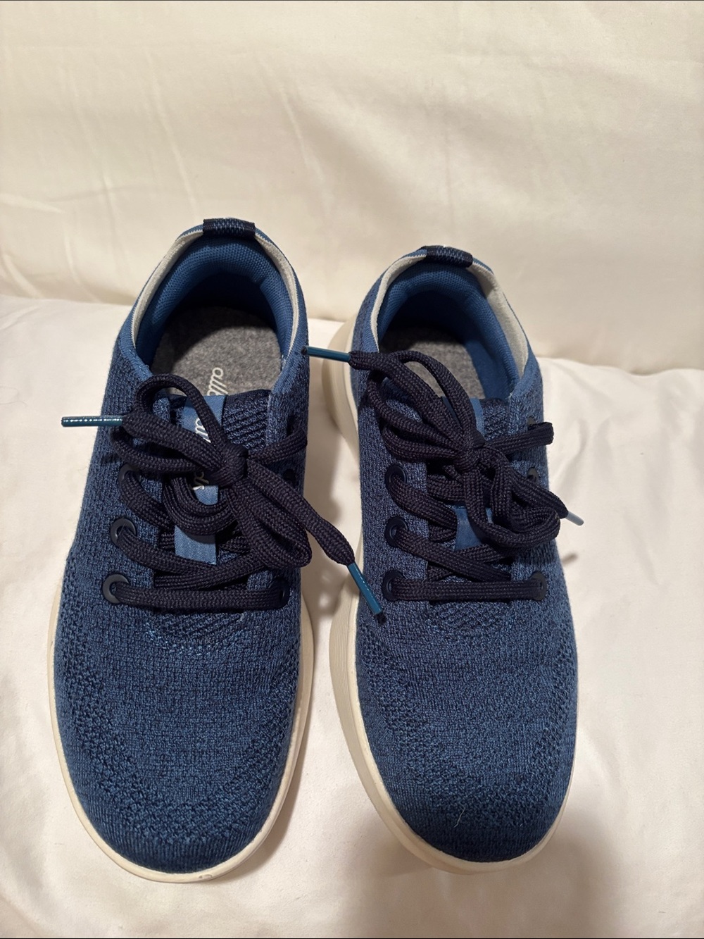 Allbirds  Blue Knit Lace-Up Women's Sneakers